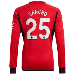 Manchester United Jadon Sancho #25 Voetbalshirt 2023-24 Thuistenue Heren Lange Mouw