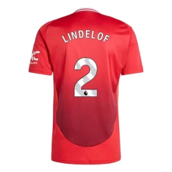 Manchester United Lindelof #2 Voetbalshirt 2024-25 Thuistenue Heren