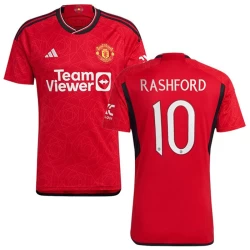 Manchester United Marcus Rashford #10 Voetbalshirt 2023-24 UCL Thuistenue Heren
