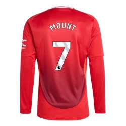 Manchester United Mason Mount #7 Voetbalshirt 2024-25 Thuistenue Heren Lange Mouw