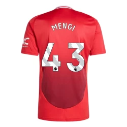 Manchester United Mengi #43 Voetbalshirt 2024-25 Thuistenue Heren