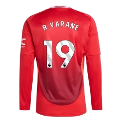 Manchester United R. Varane #19 Voetbalshirt 2024-25 Thuistenue Heren Lange Mouw