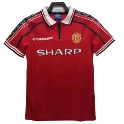 Manchester United Retro Shirt 1998-99 Thuis Heren