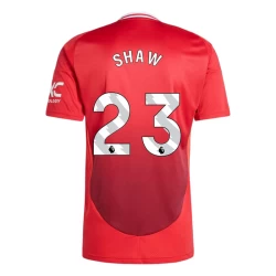 Manchester United Shaw #23 Voetbalshirt 2024-25 Thuistenue Heren