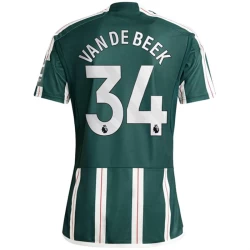 Manchester United Voetbalshirt 2023-24 Van De Beek #34 Uittenue Heren