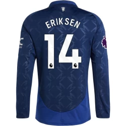 Manchester United Voetbalshirt 2024-25 Christian Eriksen #14 Uittenue Heren Lange Mouw