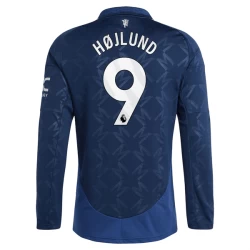 Manchester United Voetbalshirt 2024-25 Hojlund #9 Uittenue Heren Lange Mouw