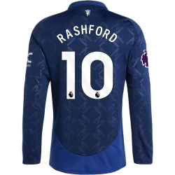 Manchester United Voetbalshirt 2024-25 Marcus Rashford #10 Uittenue Heren Lange Mouw