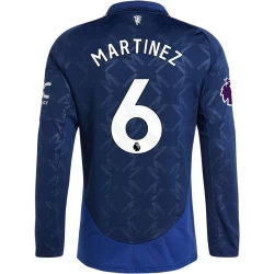 Manchester United Voetbalshirt 2024-25 Martínez #6 Uittenue Heren Lange Mouw