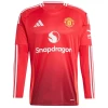 Manchester United Kobbie Mainoo #37 Voetbalshirt 2024-25 Thuistenue Heren Lange Mouw