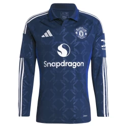 Manchester United Voetbalshirt 2024-25 Uittenue Heren Lange Mouw