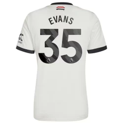 Manchester United Voetbalshirt Evans #35 2024-25 Thirdtenue Heren