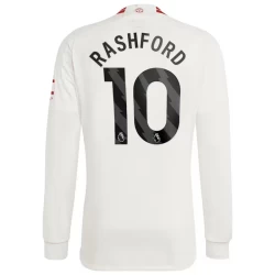 Manchester United Voetbalshirt Marcus Rashford #10 2023-24 Thirdtenue Heren Lange Mouw