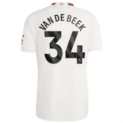 Manchester United Voetbalshirt Van De Beek #34 2023-24 Thirdtenue Heren