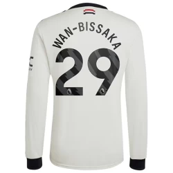 Manchester United Voetbalshirt Wan-Bissaka #29 2024-25 Thirdtenue Heren Lange Mouw