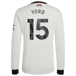 Manchester United Voetbalshirt Yoro #15 2024-25 Thirdtenue Heren Lange Mouw