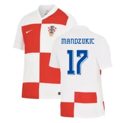 Mandzukic #17 Kroatië Voetbalshirt EK 2024 Thuistenue Heren