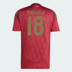 Mangala #18 België Voetbalshirt EK 2024 Thuistenue Heren