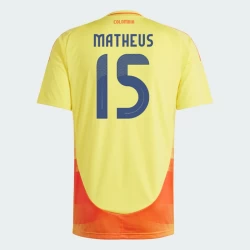 Matheus #15 Colombia Voetbalshirt Copa America 2024 Thuistenue Heren