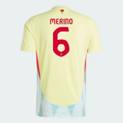 Merino #6 Spanje Voetbalshirt EK 2024 Uittenue Heren