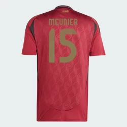 Meunier #15 België Voetbalshirt EK 2024 Thuistenue Heren