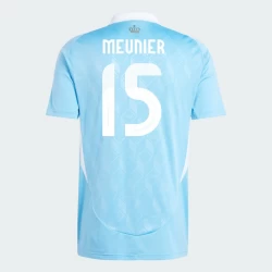 Meunier #15 België Voetbalshirt EK 2024 Uittenue Heren