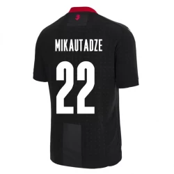 Mikautadze #22 Georgia Voetbalshirt EK 2024 Uittenue Heren