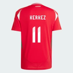 Milos Kerkez #11 Hongarije Voetbalshirt EK 2024 Thuistenue Heren