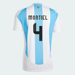 Montiel #4 Argentinië Voetbalshirt Copa America 2024 Thuistenue Heren