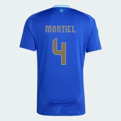 Montiel #4 Argentinië Voetbalshirt Copa America 2024 Uittenue Heren