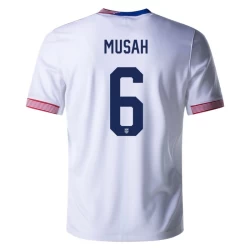 Musah #6 USA Voetbalshirt Copa America 2024 Thuistenue Heren