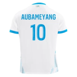 Olympique de Marseille Pierre-Emerick Aubameyang #10 Voetbalshirt 2024-25 Thuistenue Heren