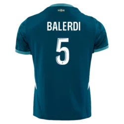 Olympique de Marseille Voetbalshirt 2024-25 Balerdi #5 Uittenue Heren