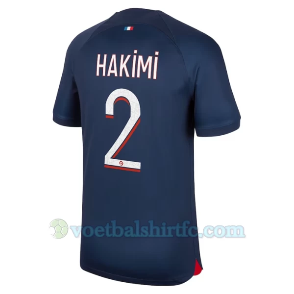 Paris Saint-Germain PSG Achraf Hakimi #2 Voetbalshirt 2023-24 Thuistenue Heren