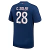 Paris Saint-Germain PSG C.Soler #28 Voetbalshirt 2024-25 Thuistenue Heren