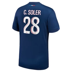 Paris Saint-Germain PSG C.Soler #28 Voetbalshirt 2024-25 Thuistenue Heren