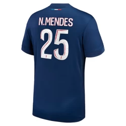 Paris Saint-Germain PSG N.Mendes #25 Voetbalshirt 2024-25 Thuistenue Heren