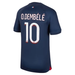 Paris Saint-Germain PSG Ousmane Dembélé #10 Voetbalshirt 2023-24 Thuistenue Heren