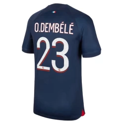 Paris Saint-Germain PSG Ousmane Dembélé #23 Voetbalshirt 2023-24 Thuistenue Heren