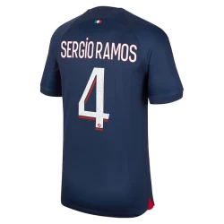 Paris Saint-Germain PSG Sergio Ramos #4 Voetbalshirt 2023-24 Thuistenue Heren