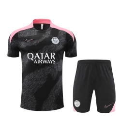Paris Saint-Germain PSG Trainings T-Shirt Set 2024-25 Zwart Camo