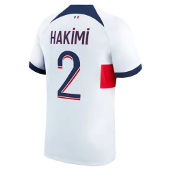 Paris Saint-Germain PSG Voetbalshirt 2023-24 Achraf Hakimi #2 Uittenue Heren