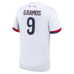 Paris Saint-Germain PSG Voetbalshirt 2024-25 G.Ramos #9 Uittenue Heren