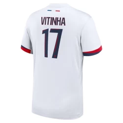 Paris Saint-Germain PSG Voetbalshirt 2024-25 Vitinha #17 Uittenue Heren