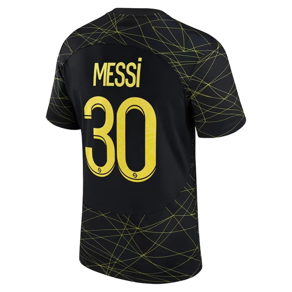 Paris Saint-Germain PSG Voetbalshirt Lionel Messi #30 2023-24 Fourthtenue Heren