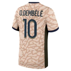 Paris Saint-Germain PSG Voetbalshirt O. Dembele #10 2024-25 Fourthtenue Heren
