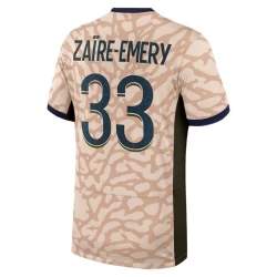 Paris Saint-Germain PSG Voetbalshirt Zaire-emery #33 2024-25 Fourthtenue Heren