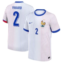 Pavard #2 Frankrijk Voetbalshirt EK 2024 Uittenue Heren