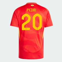 Pedri #20 Spanje Voetbalshirt EK 2024 Thuistenue Heren