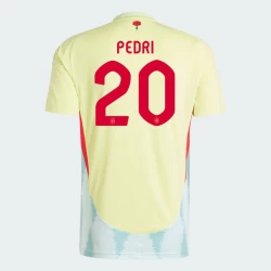 Pedri #20 Spanje Voetbalshirt EK 2024 Uittenue Heren